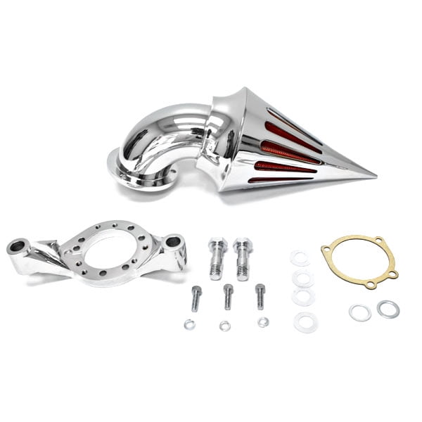 2001-2009 Krator Night Train Fat Boy Dyna Super Glide Low Rider Wide Touring Road King Chrome Aluminum Cone Spike Air Cleaner Kit Intake Filter Compatible with Harley Davidson Softail Motorcycle 2001-2009 Krator Night Train Fat Boy Dyna Super Glide Low Rider Wide Touring Road King Chrome Aluminum Cone Spike Air Cleaner Kit Intake Filter Compatible with Harley Davidson Softail Motorcycle